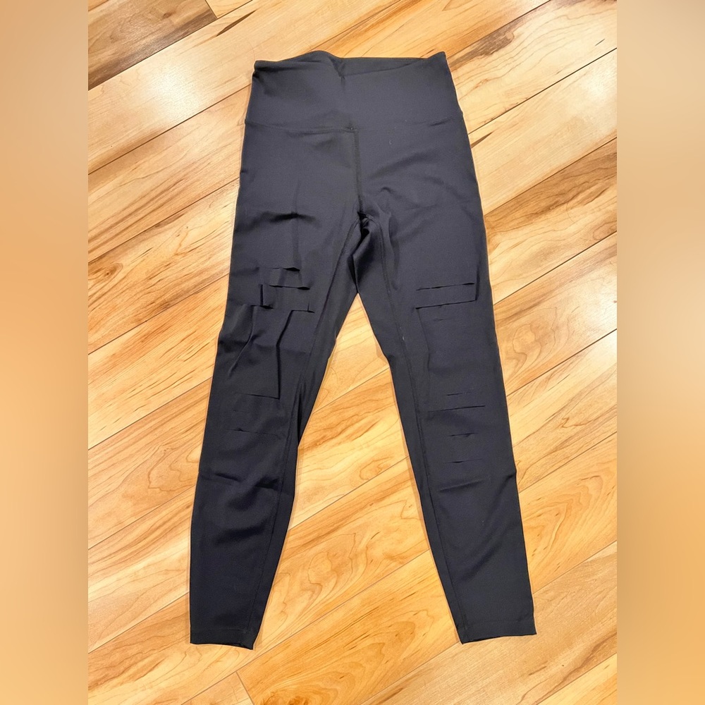 Black Slash Luxe Hi-rise 7/8 24" NEW